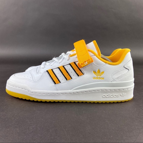 Adidas Men's Forum Low City Pack Los Angeles White Yellow Shoes Sizes 8 - 13 - Picture 3 of 10